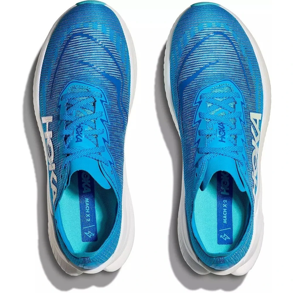 Hoka One One Mach X 2 1155119-SYWR Blue Running Sneaker Men's Size 12.5